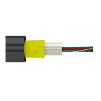 Волоконно-оптический Дроп-кабель круглый, универсальный, MM 50/125 OM3, 12В, LSZH нг(А)-HF, 1кН, цвет черный