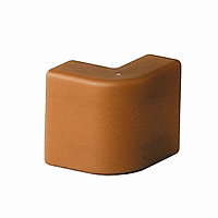 AEM 25x17 Угол внешний коричневый (розница 4 шт в пакете, 20 пакетов в коробке)