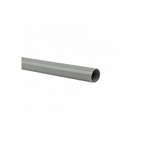 Труба гладкая ПВХ жесткая d20 мм (2 м) (50 м/уп) серая EKF-Plast