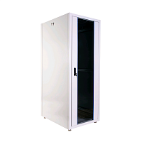 Шкаф телекоммуникационный напольный ЭКОНОМ 42U (800 ×800) дверь стекло, дверь металл