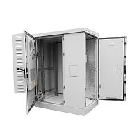 Шкаф всепогодный напольный укомплектованный 36U (Ш1000 × Г600) с эл. отсеком, комплектация ТК-IP54