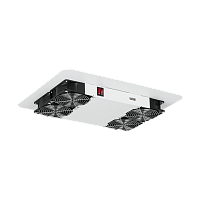 Вентиляторный блок TLK для напольных шкафов серий TFR, TFL, TFA, 4 вентилятора, без шнура питания, серый