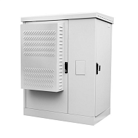 Шкаф всепогодный напольный  36U (Ш1000 × Г900) с эл. отсеком, компл. ТК с контр. MC3 и датчиками