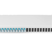 Оптический кросс NIKOMAX 19" Essential Line, 1U, укомплектованный на 24 порта LC/UPC (12 двойных LC/UPC адаптеров), SM 9/125 OS2, стальной, серый, в к