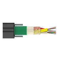 ВО кабель универсал., Multitube, гофроброня, силовой элемент проволока, MM 50/125, 32В, LS0H нг(А)-H
