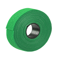 ITK Хомут-липучка для кабеля 16ммх5м зеленый (5м/рулон)