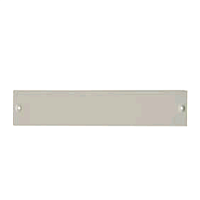 Боковая панель для цоколя, длина 350 mm, металлическая, цвет серый, Ral 7035