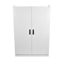 Отдельный электротехнический шкаф IP55 в сборе (В2000*Ш1200*Г600) с двумя дверьми, цоколь 100 мм.