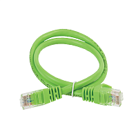 ITK Коммутационный шнур (патч-корд), кат.5Е UTP, 2м, зеленый