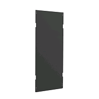 Боковая панель тип C, для шкафов Z-SERVER 45U/1200мм (ВхГ) на ножках, цвет черный (RAL 9005)
