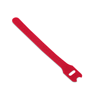  Хомут для кабеля, липучка с мягкой застежкой, 135x14 мм, красный