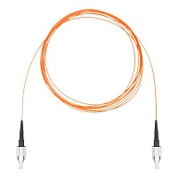 Шнур оптический монтажный (пигтейл), FC-FC, OM2, нг(А)-HF, оранжевый, 3,0 м