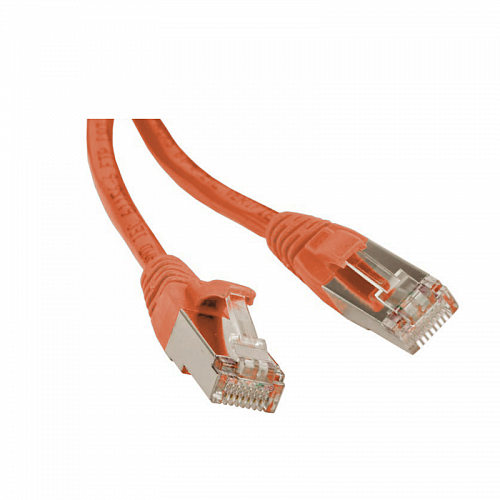 Hyperline PC-LPM-STP-RJ45-RJ45-C5e-3M-LSZH-OR Патч-корд F/UTP, экранированный, Cat.5е, LSZH, 3 м, ор