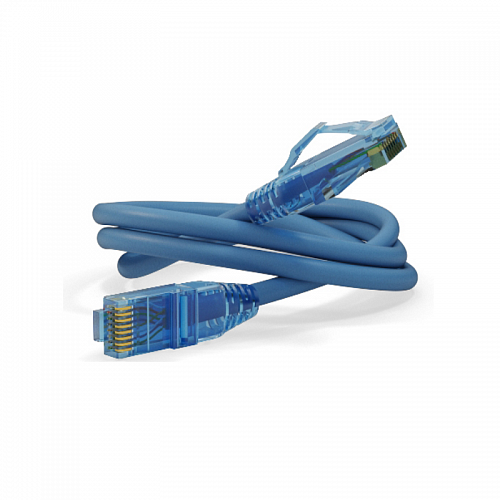 Hyperline PC-LPM-UTP-RJ45-RJ45-C6-5M-LSZH-BL Патч-корд U/UTP, Cat.6, LSZH, 5 м, синий