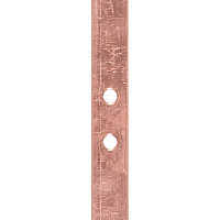 Шина заземления TLK, медная 33U, 4 клеммы, вертикальная