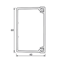Мини-канал 60x40мм METRA