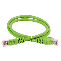 ITK Коммутационный шнур кат. 6А UTP LSZH 0,5м зеленый
