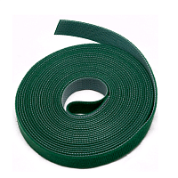 Лента (липучка) в рулоне, ширина 9 мм, длина 5 м, зеленая