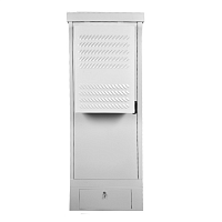 Шкаф уличный всепогодный напольный укомплектованный 24U (Ш700 × Г900), комплектация ТК-IP55