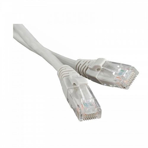 Hyperline PC-LPM-UTP-RJ45-RJ45-C5e-1M-LSZH-GY Патч-корд U/UTP, Cat.5e, LSZH, 1 м, серый