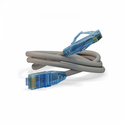 Hyperline PC-LPM-UTP-RJ45-RJ45-C6-5M-LSZH-GY Патч-корд U/UTP, Cat.6, LSZH, 5 м, серый