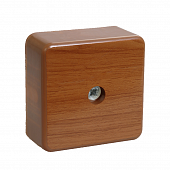 Коробка распаячная КМ41205-05 для о/п 50х50х20мм дуб IEK