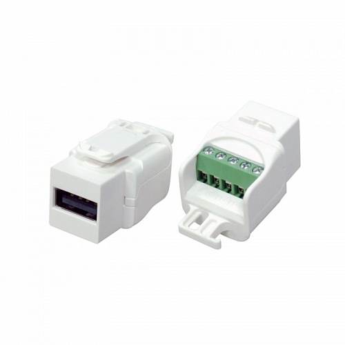 KJ1-USB-A2-SCRW-WH