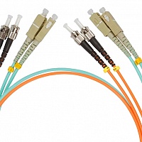 Шнур оптический соединительный, двойной, многомодовый 50/125 ОМ4, SC/UPC-SC/UPC, LSZH нг(А)-HF, 5 м