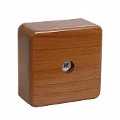 Коробка распаячная КМ41205-05 для о/п 50х50х20мм дуб IEK